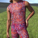 Mystic Melody Mesh Male Muscle Top