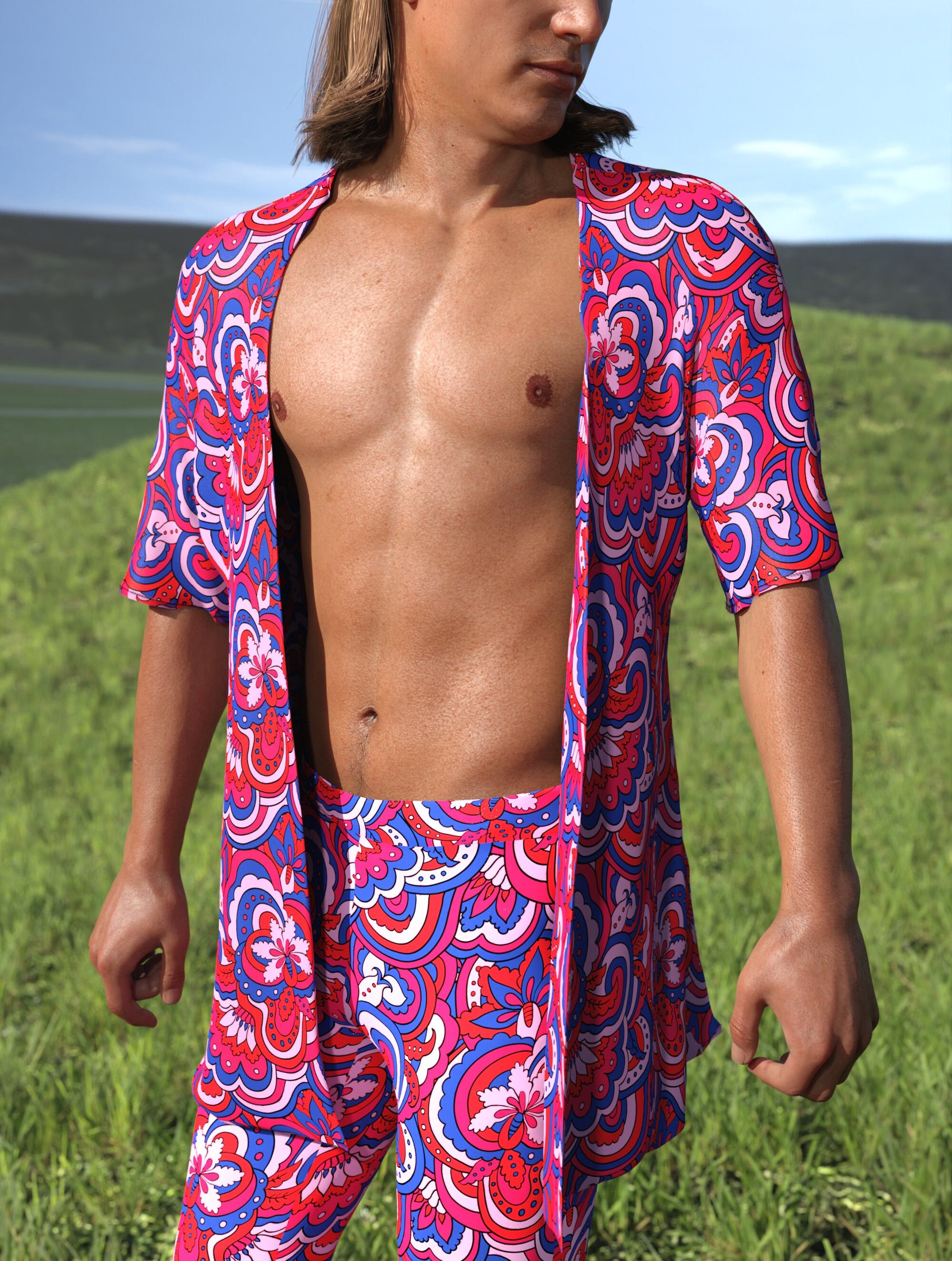 Mystic Melody Male Flared Pants 1