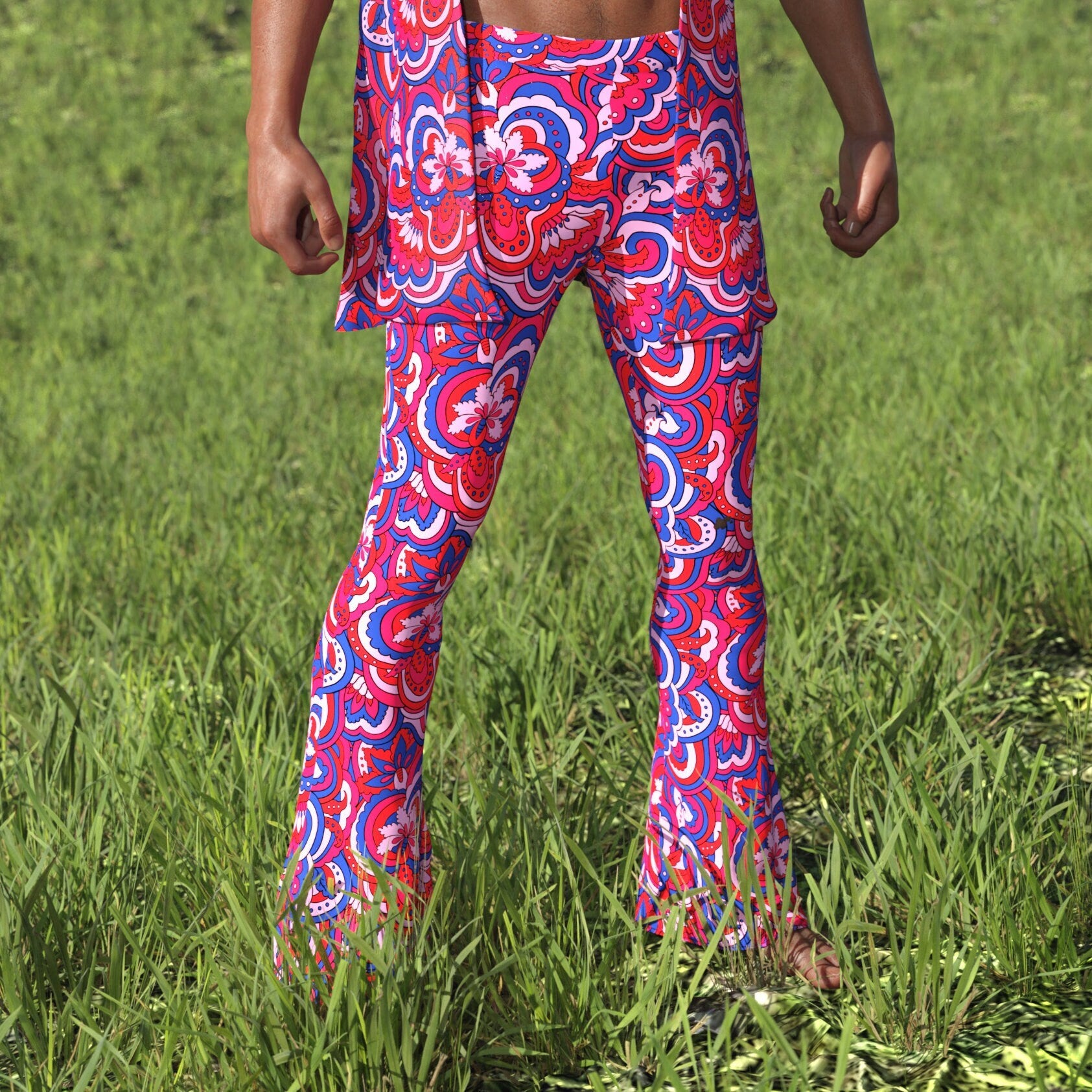Mystic Melody Male Flared Pants 2