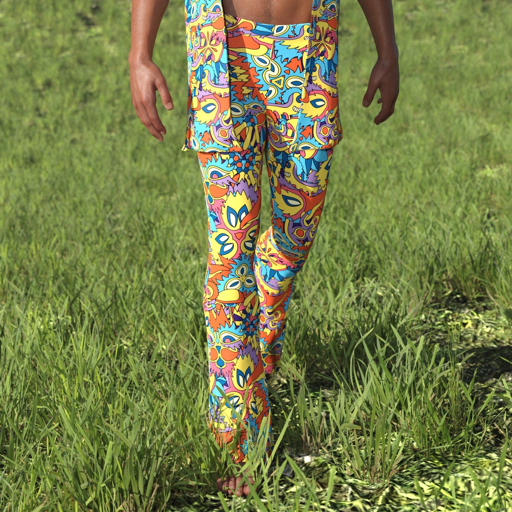 Above All Things Male Flared Pants 2