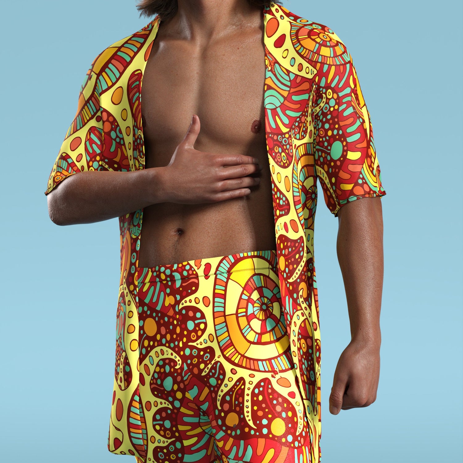 Panajay Male Rave Shorts Lycra