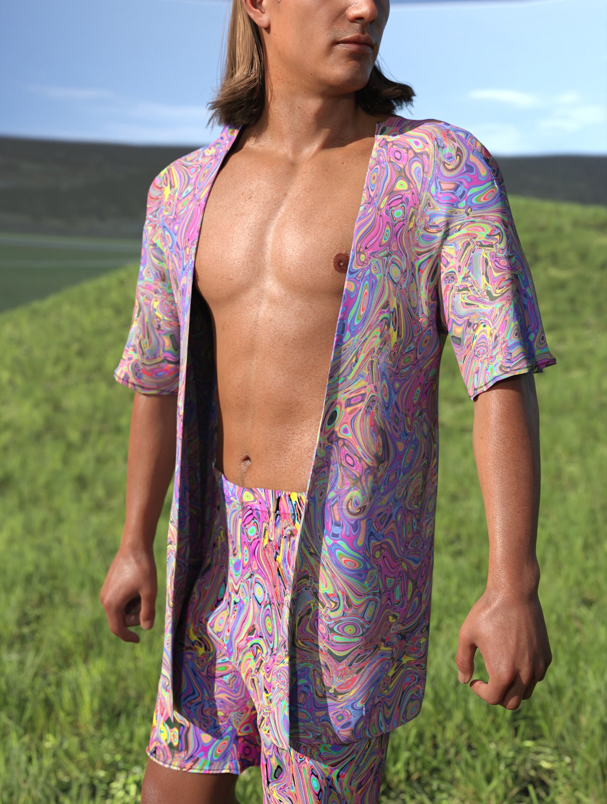 Beyond Thought Male Half Robe Set 1