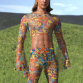 Above All Things Mesh Male Flared Set