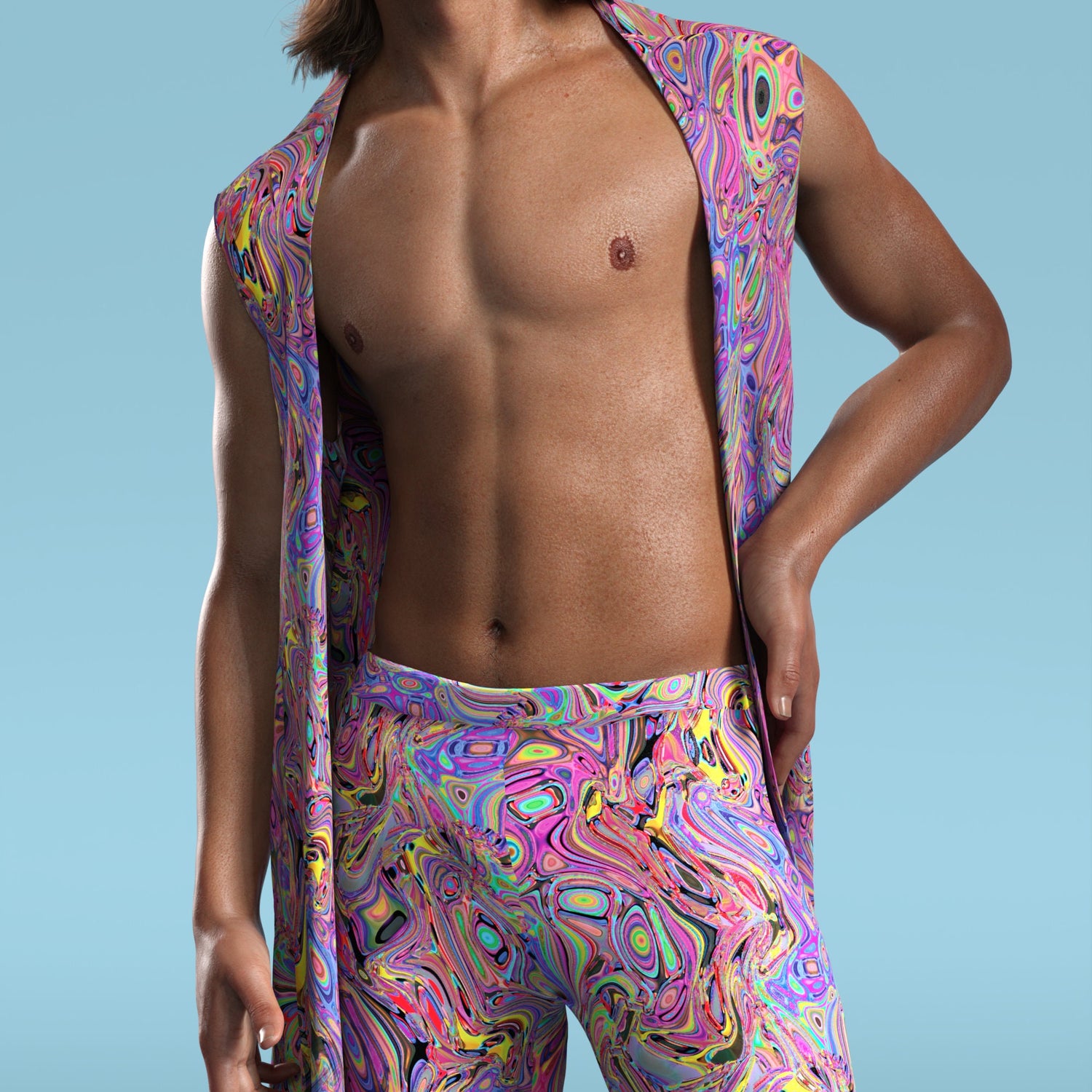 Men Beyond Thought Male Flared Pants