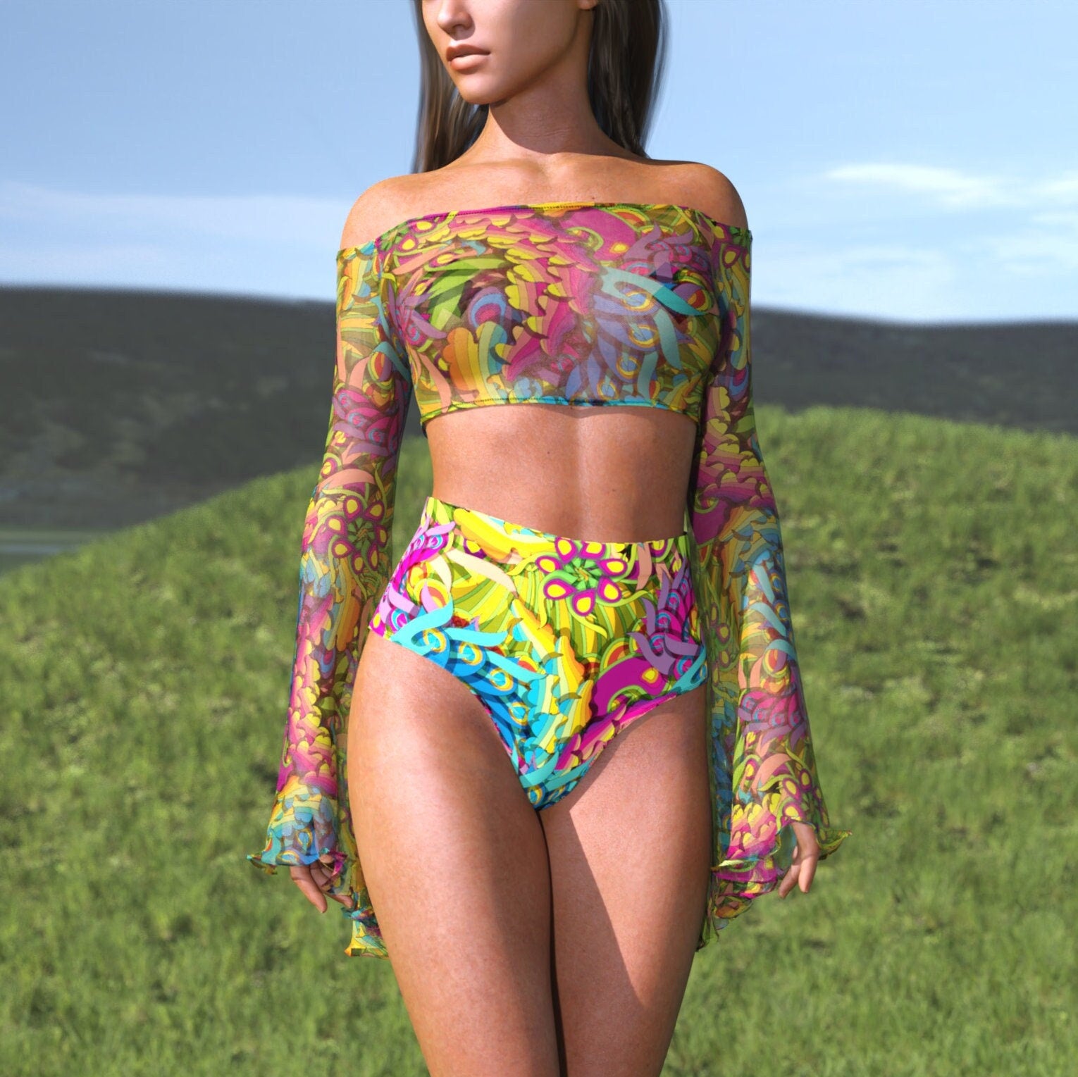 Ethereal Senses Off Shoulder Set 2