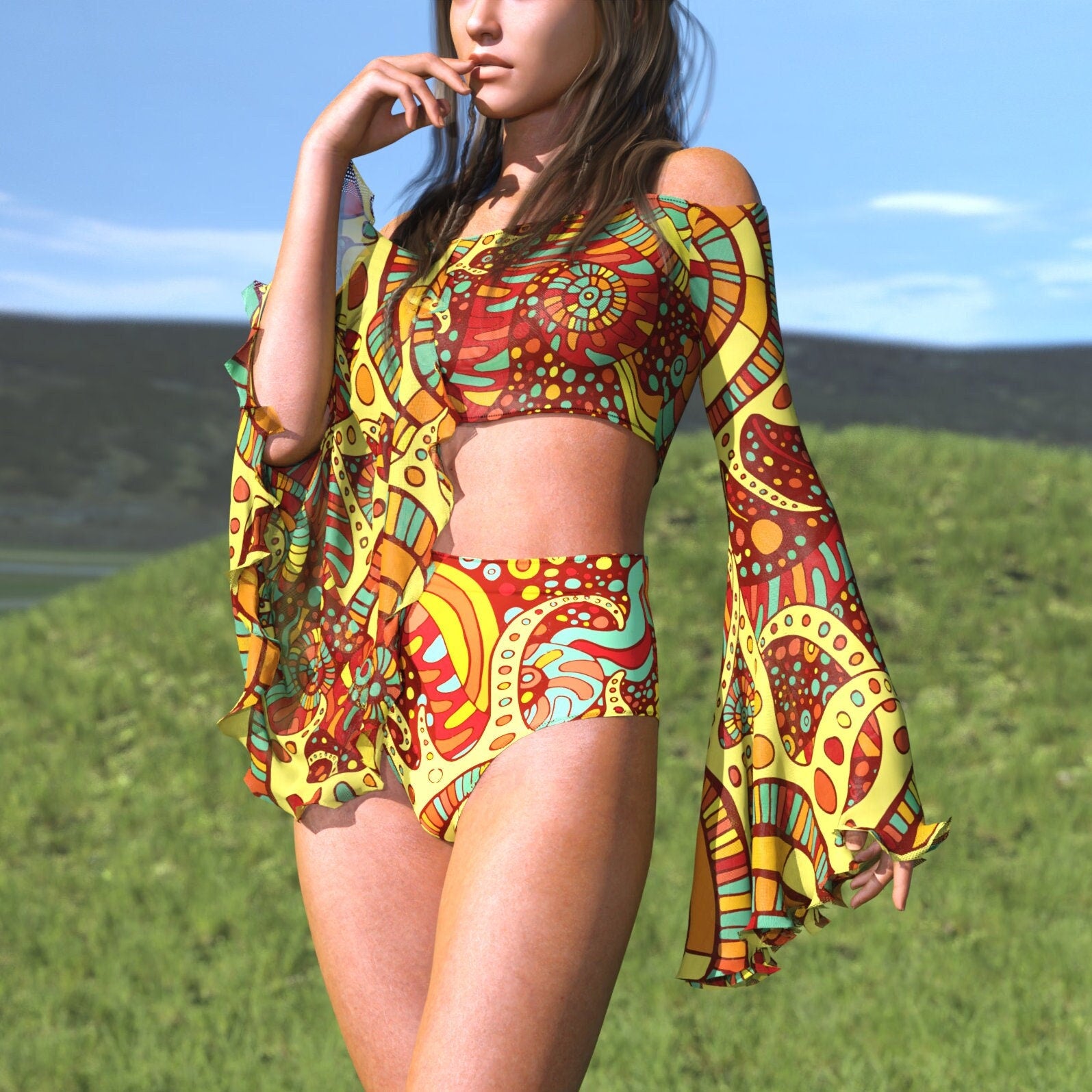 Panajay Off Shoulder Set 2