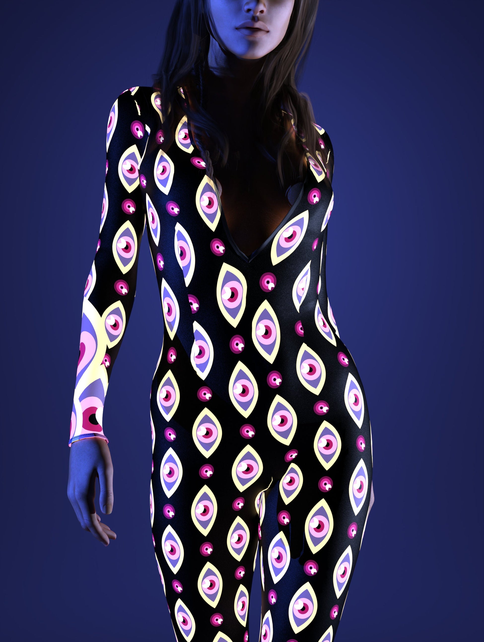 UV Eye Dee Low Cut Costume 2