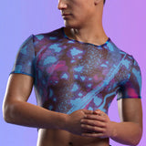 Polarize Male Mesh Crop Top