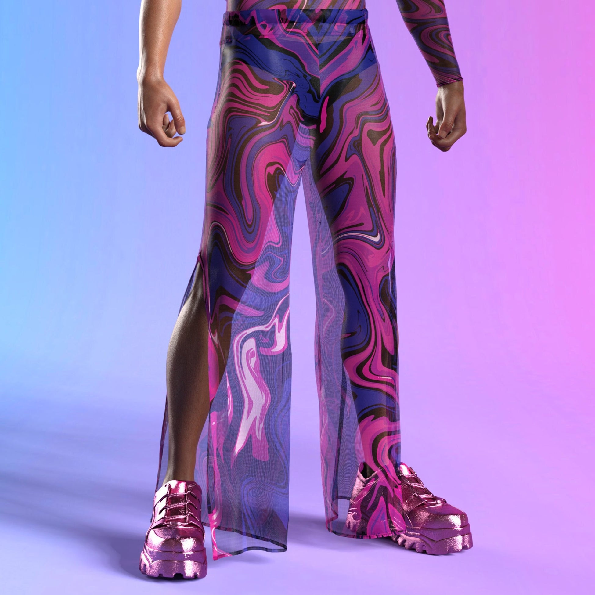 Energy Flux Mesh Male Split Pants 2
