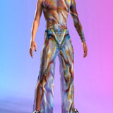 Supersonic Mesh Male Asymmetrical Set