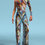Supersonic Mesh Male Split Pants