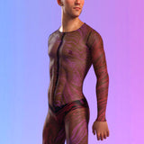 Interference Mesh Male Costume