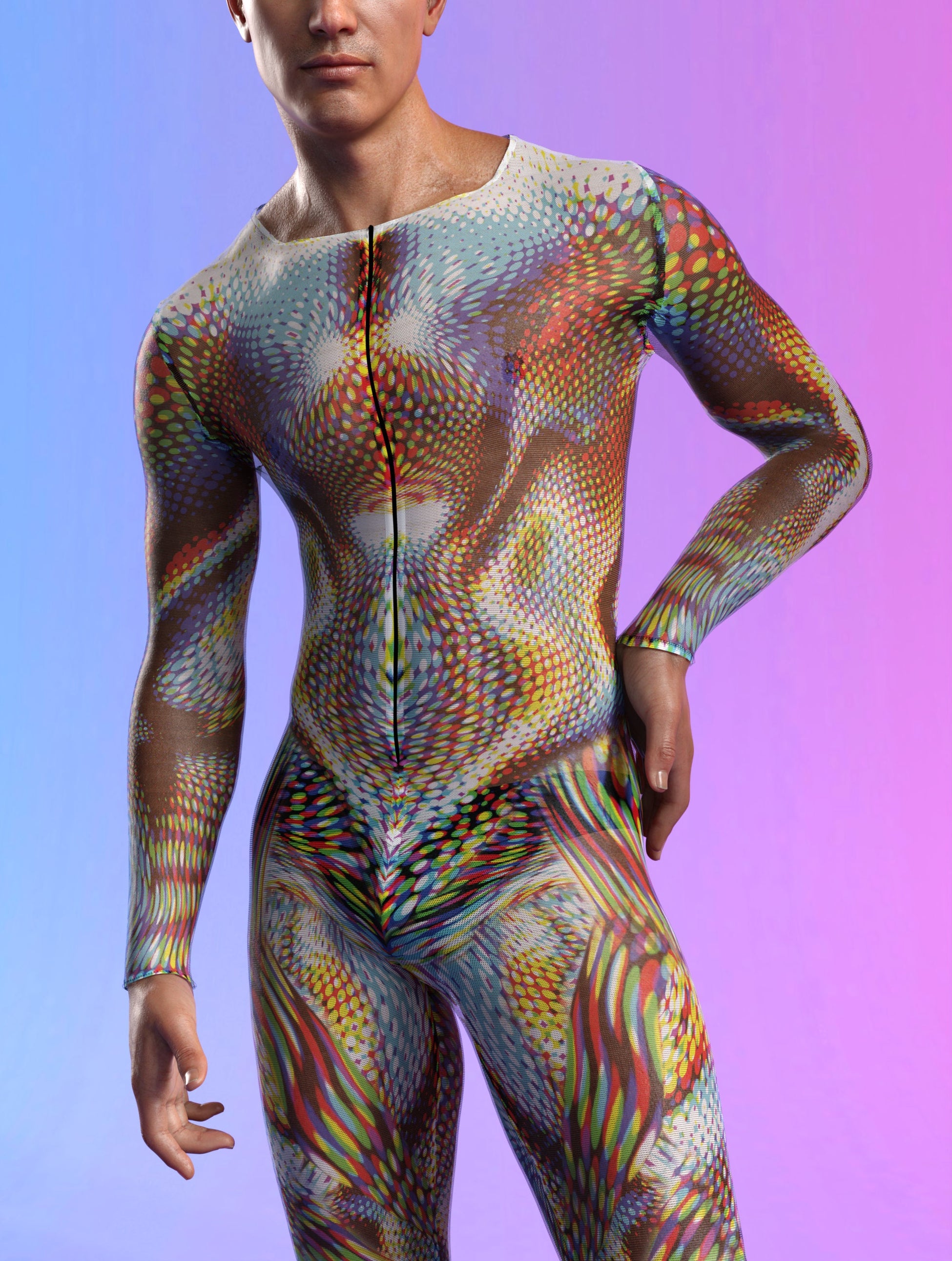 Supersonic Mesh Male Costume 1