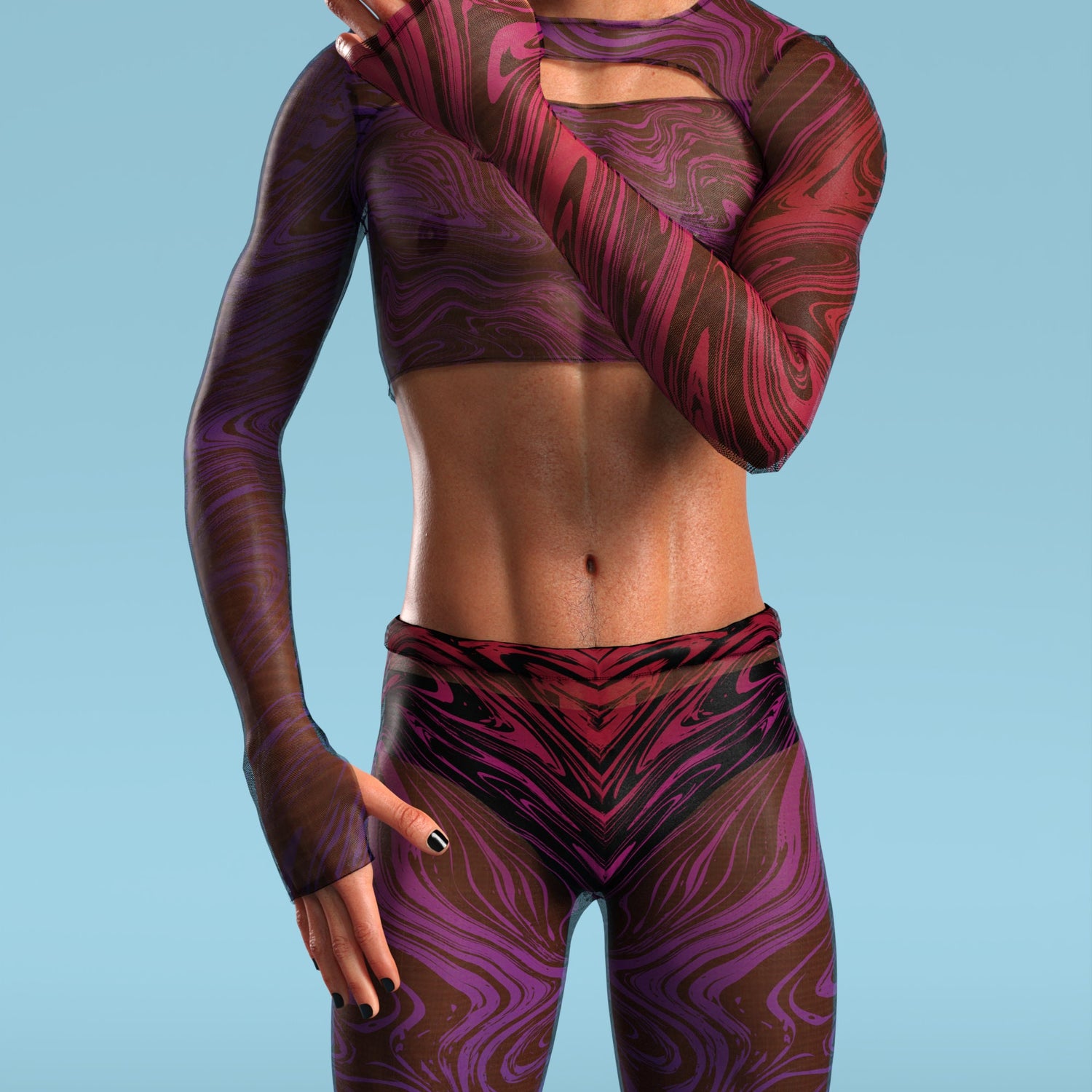 Interference Mesh Male Cutout Set 6