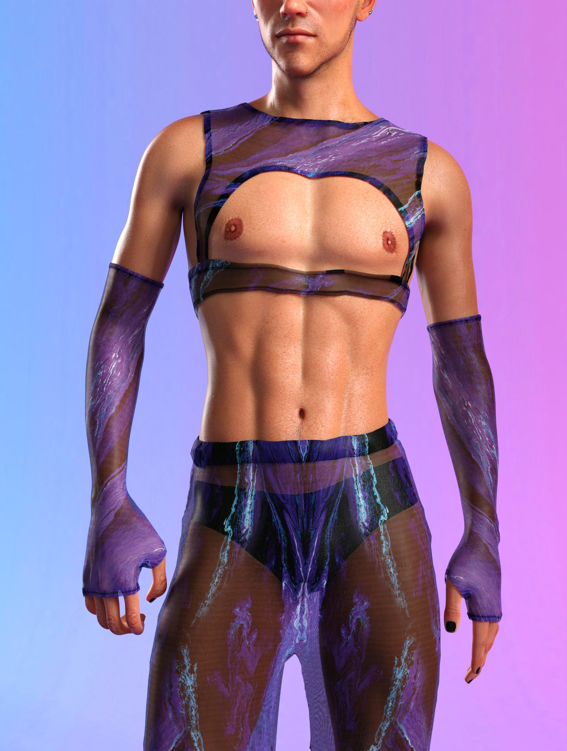 Infrasound Mesh Male Harness Set 1