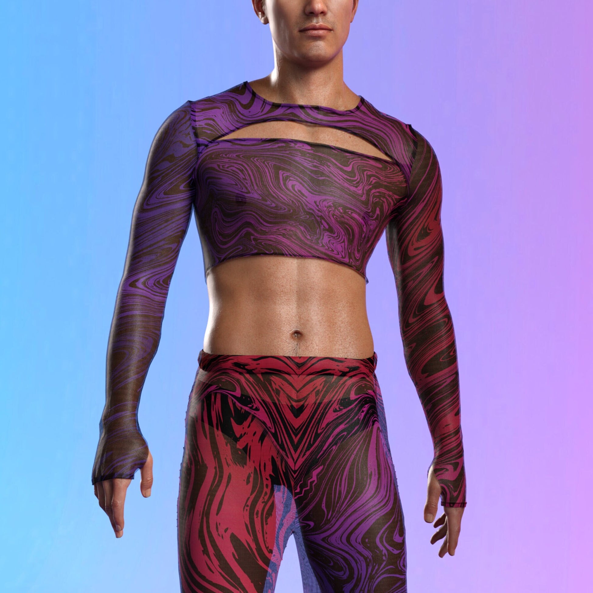 Interference Mesh Male Split Set 2