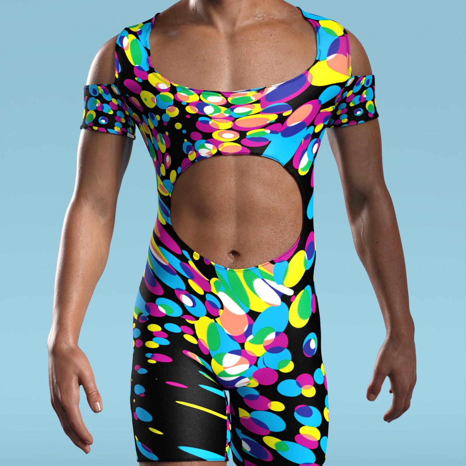 Lucid Sphere Male Cutout Romper 6