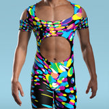 Lucid Sphere Male Cutout Romper