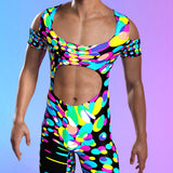 Lucid Sphere Male Cutout Romper