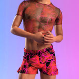 Caprice Male Mesh Crop Top