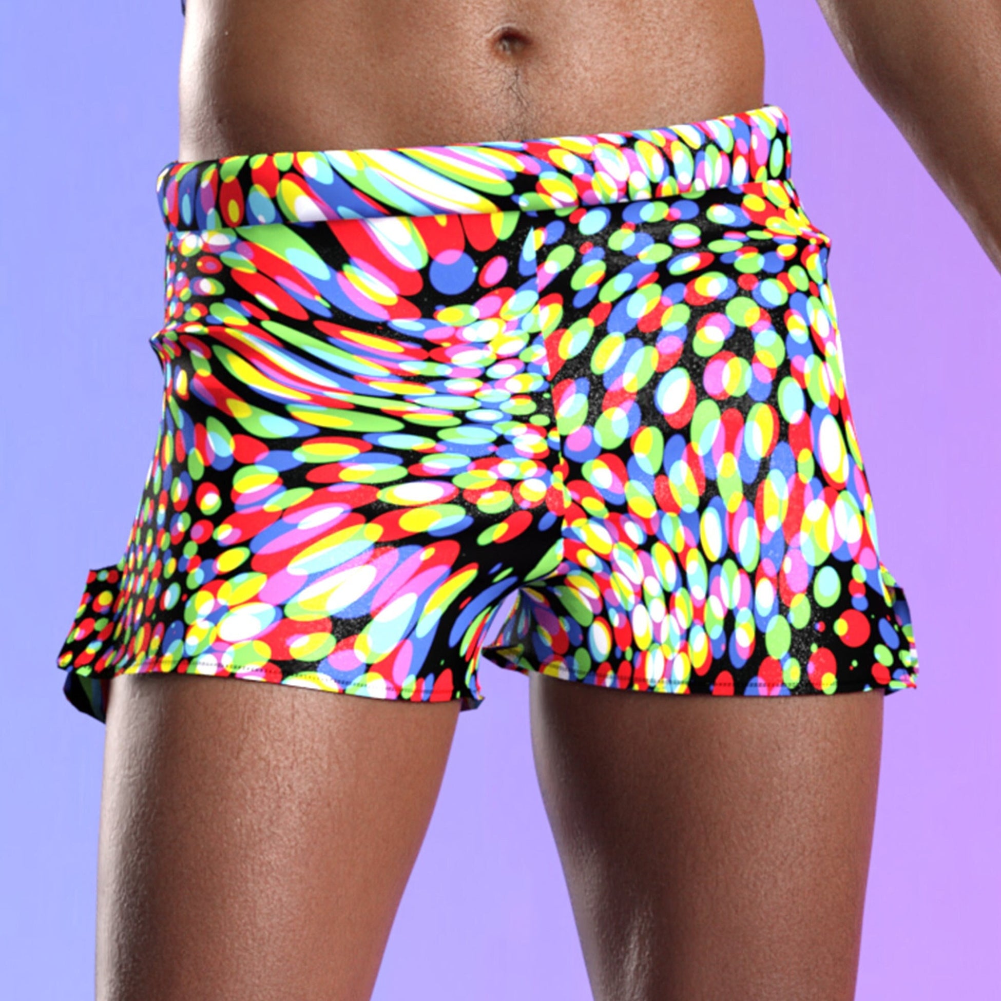 Seeing Double Male Mini Shorts 2