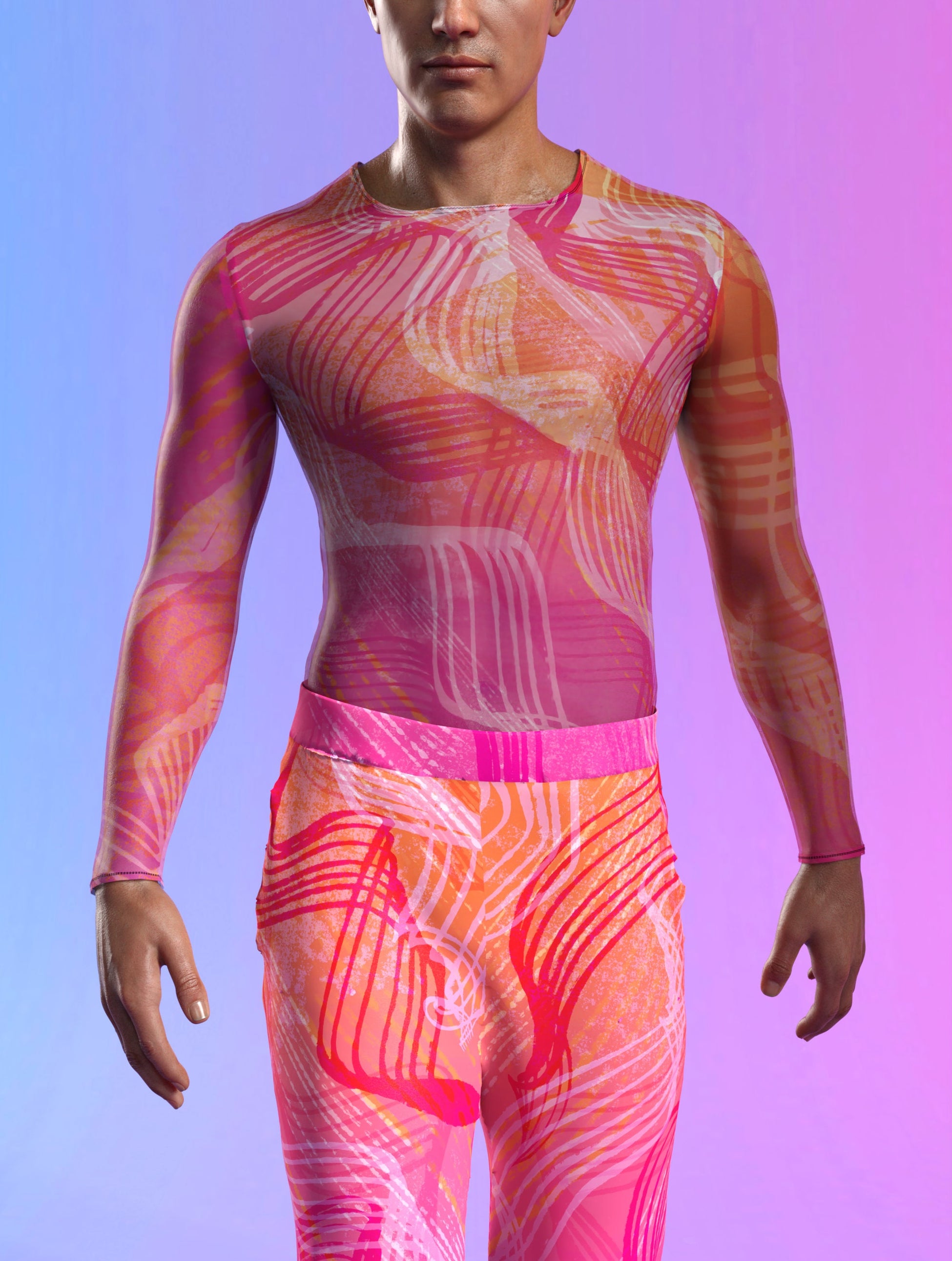 Electric Slide Pink Male Regular Set 1