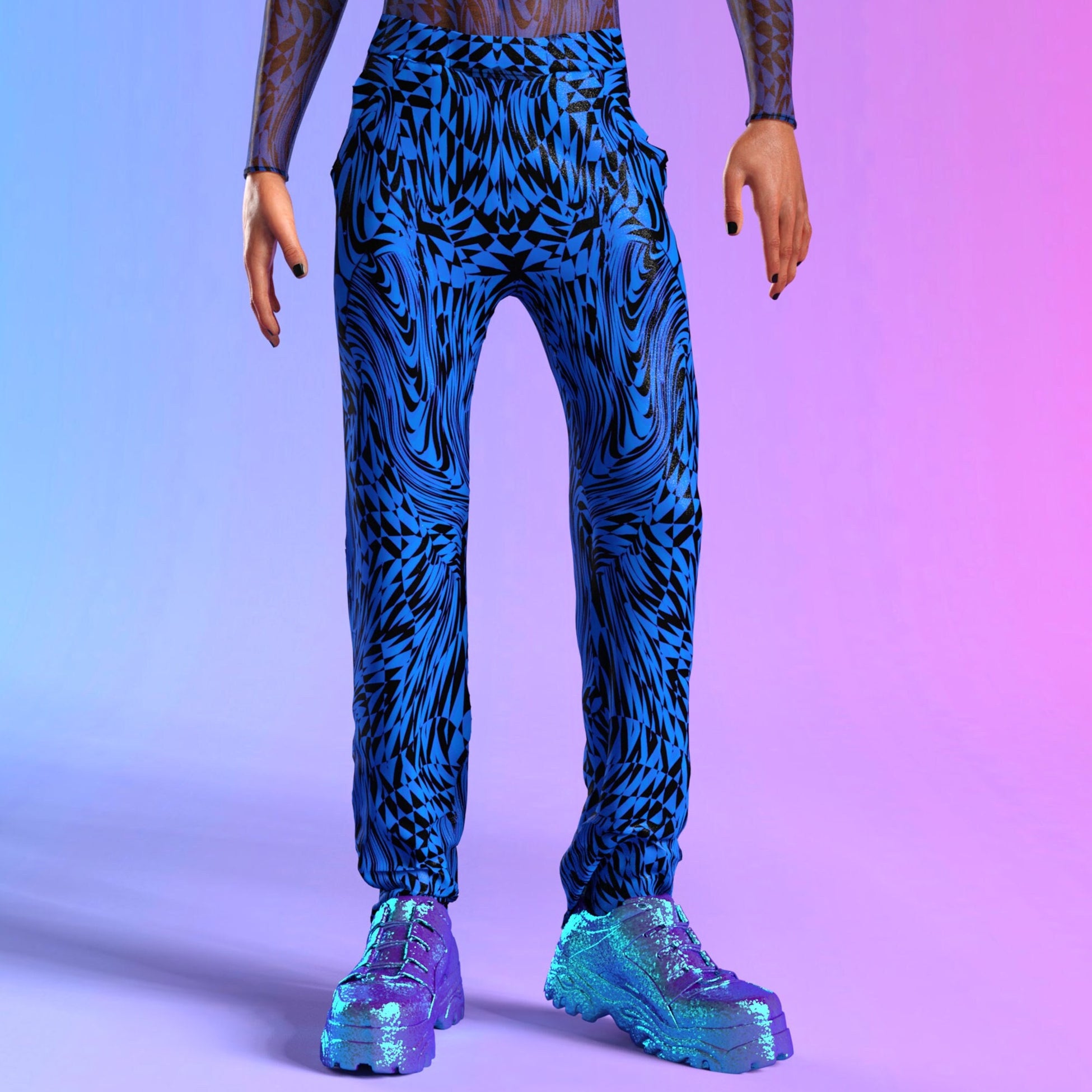 Refracted Male Regular Pants 2