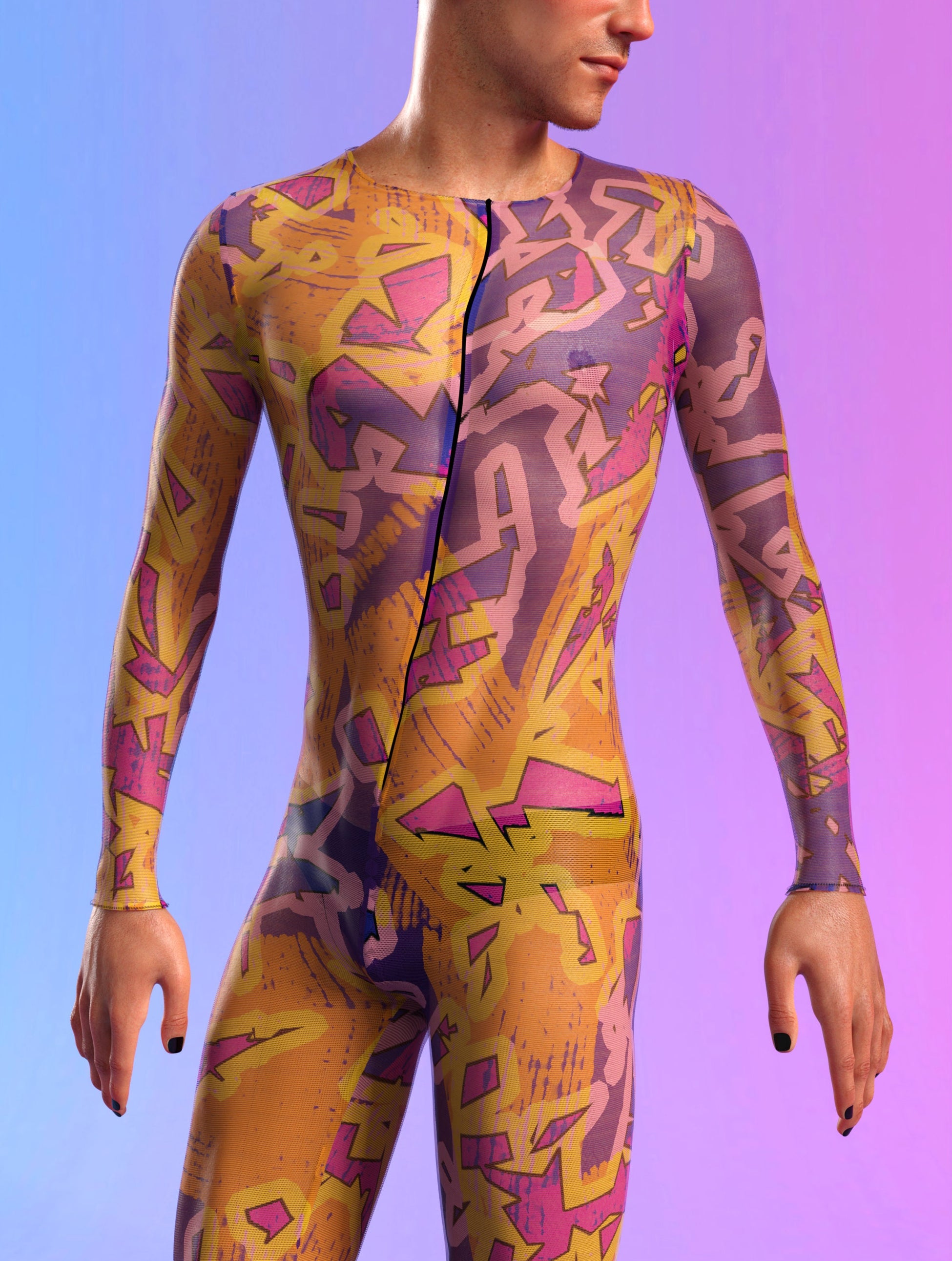 Xperiment Mesh Male Costume 1