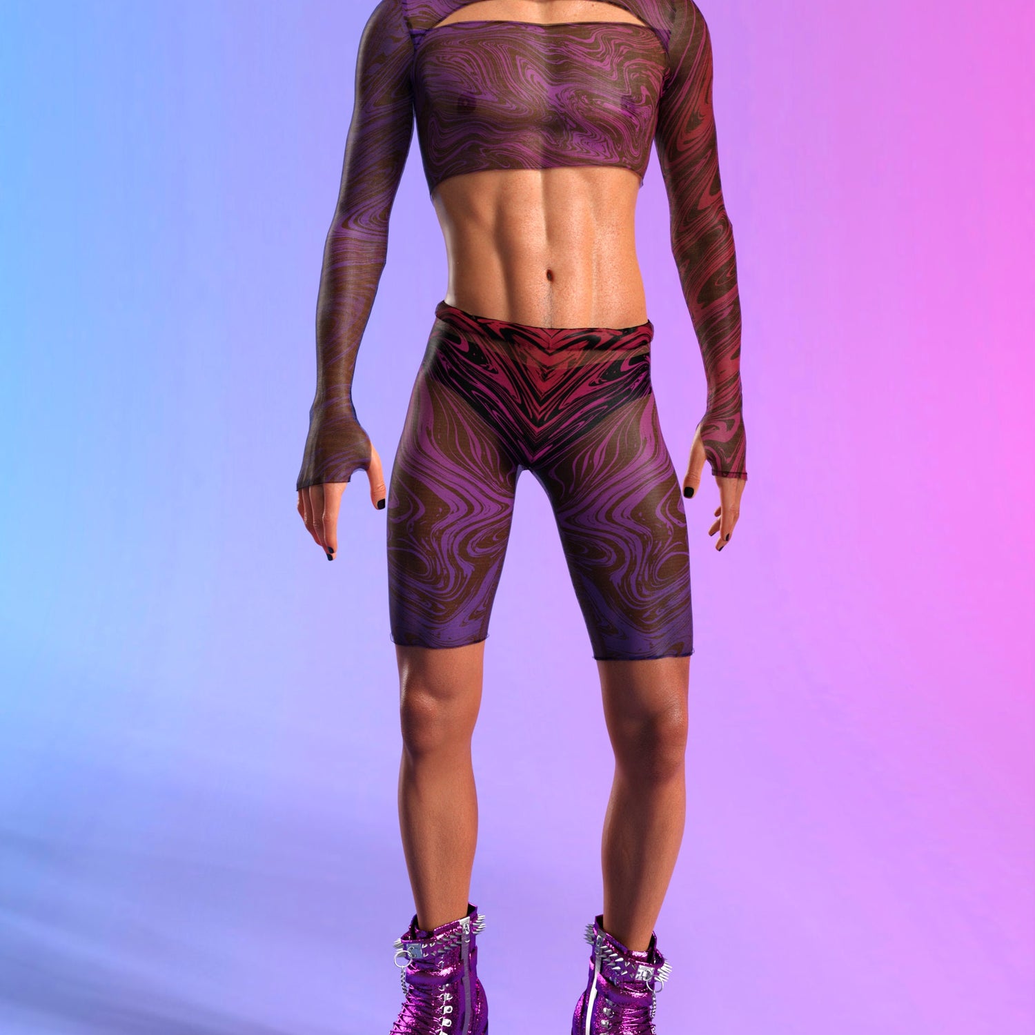 Interference Mesh Male Cutout Set Mesh