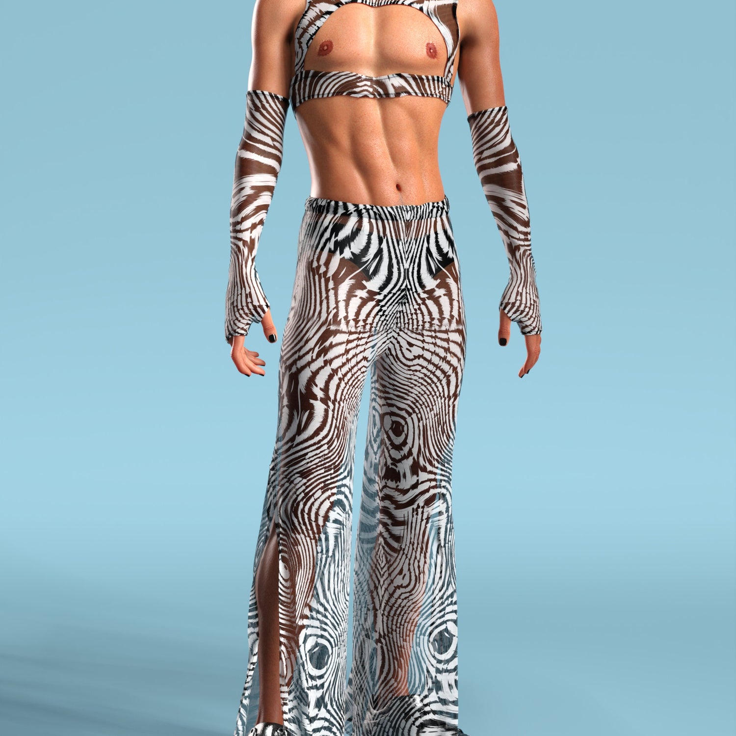 Anima Mesh Male Harness Set Mesh