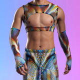 Supersonic Mesh Male Harness Top