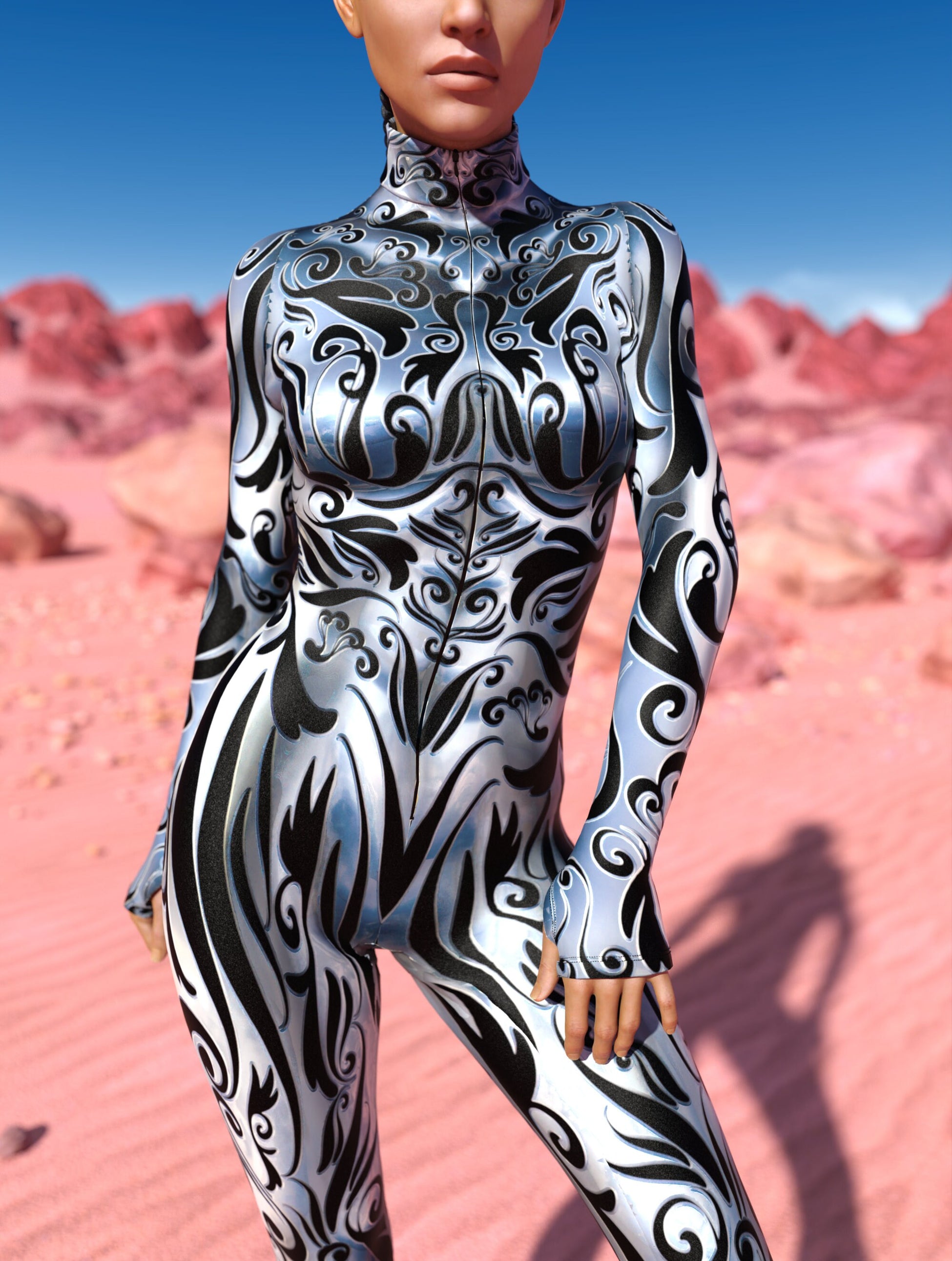 Eos Silver Costume 1