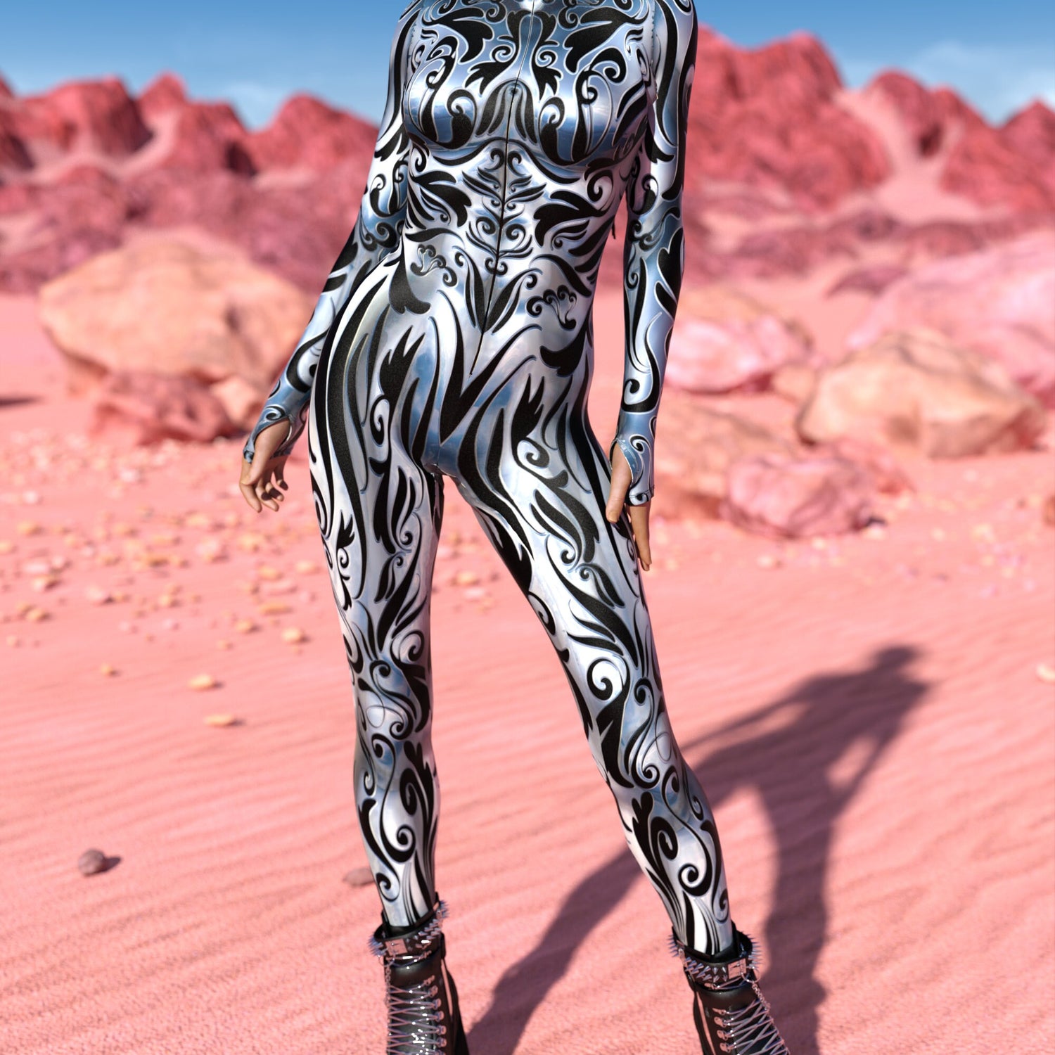 Eos Silver Costume 3