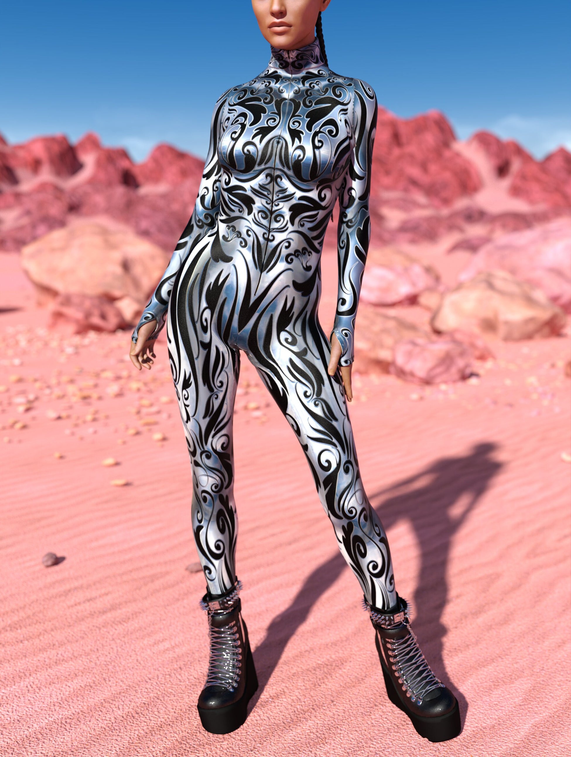 Eos Silver Costume 2