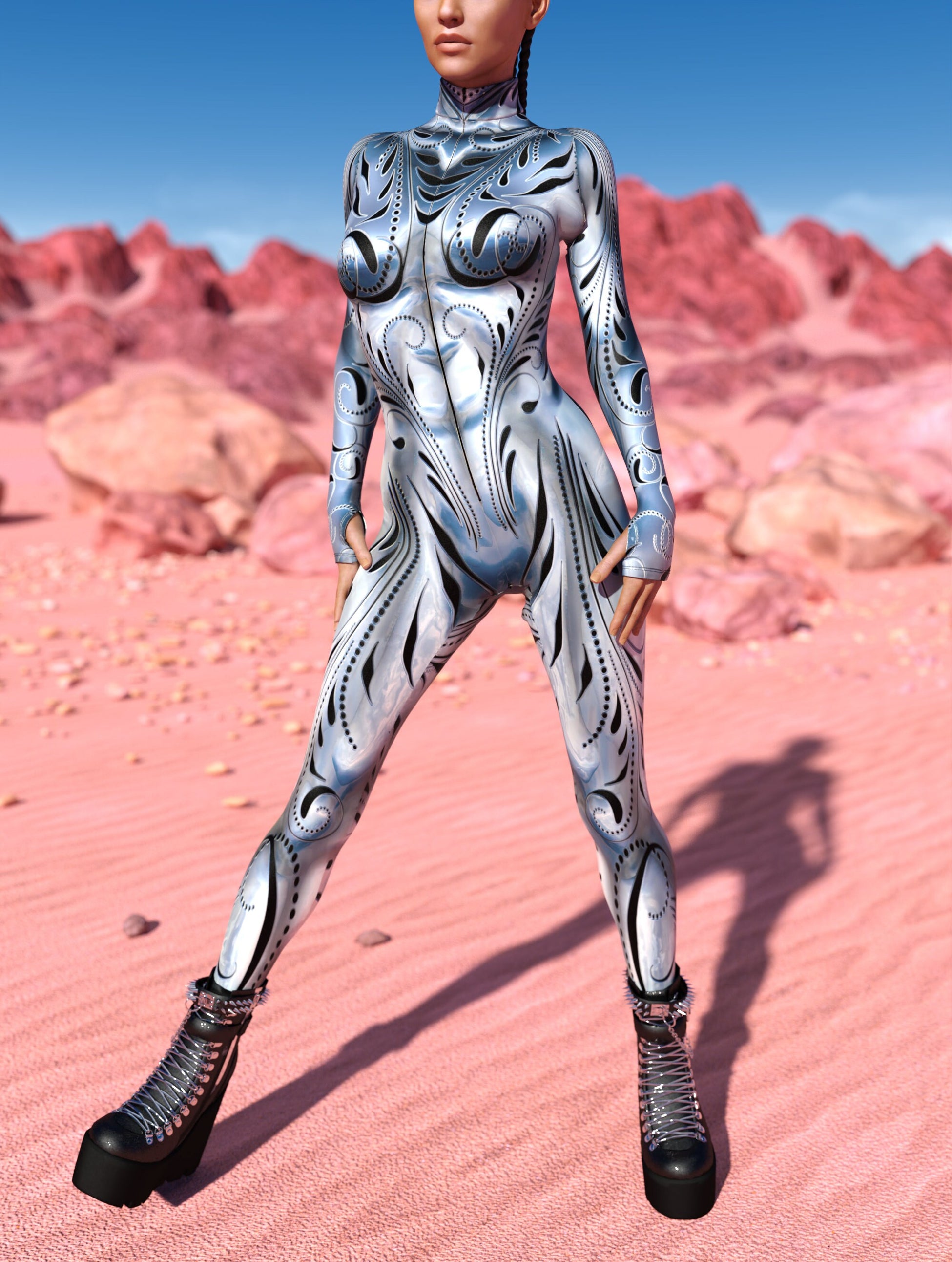 Silver Blossom Costume 2