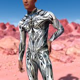 Corrupted Silver Male Costume