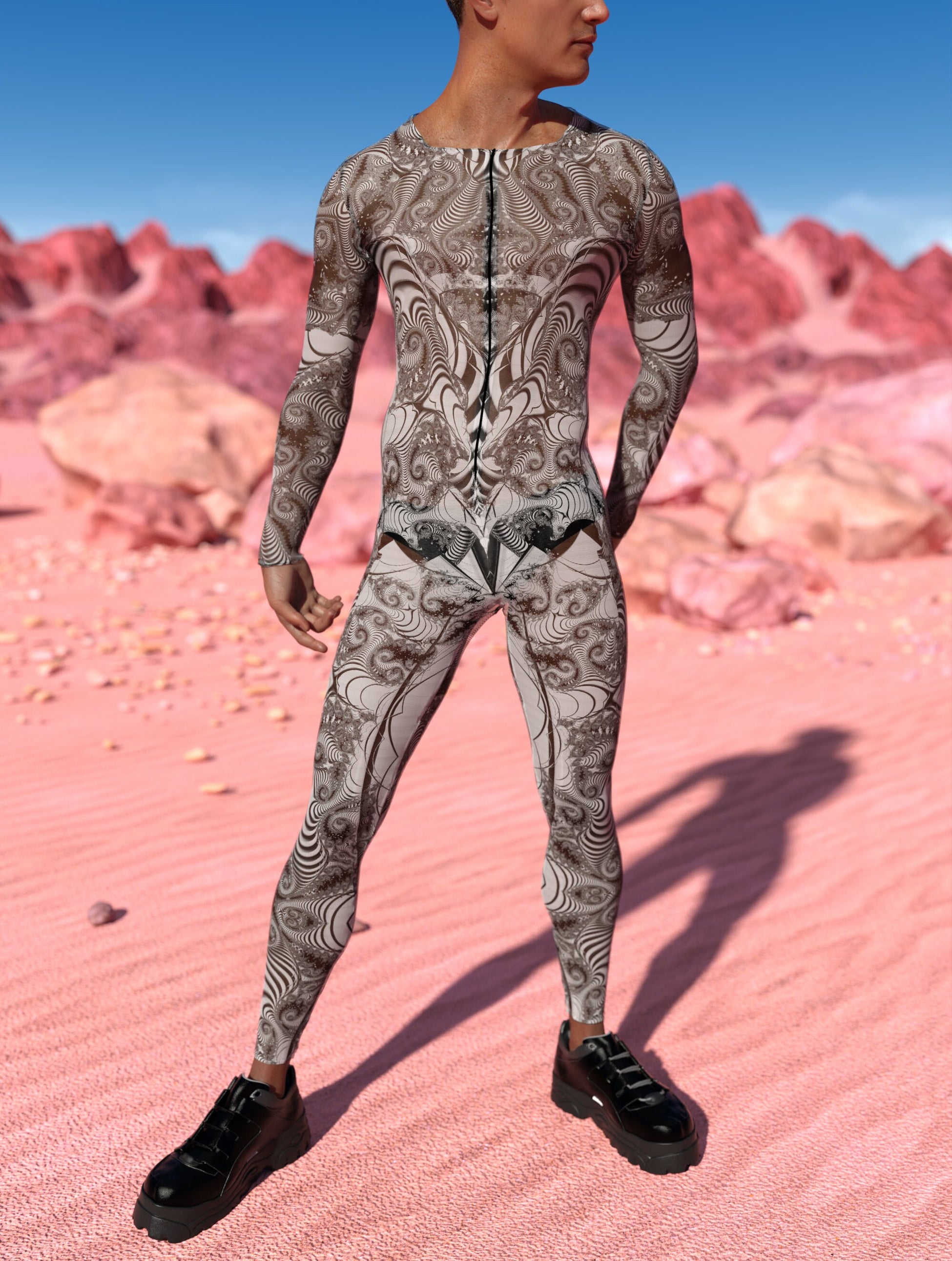 Apparition Mesh Male Costume 2