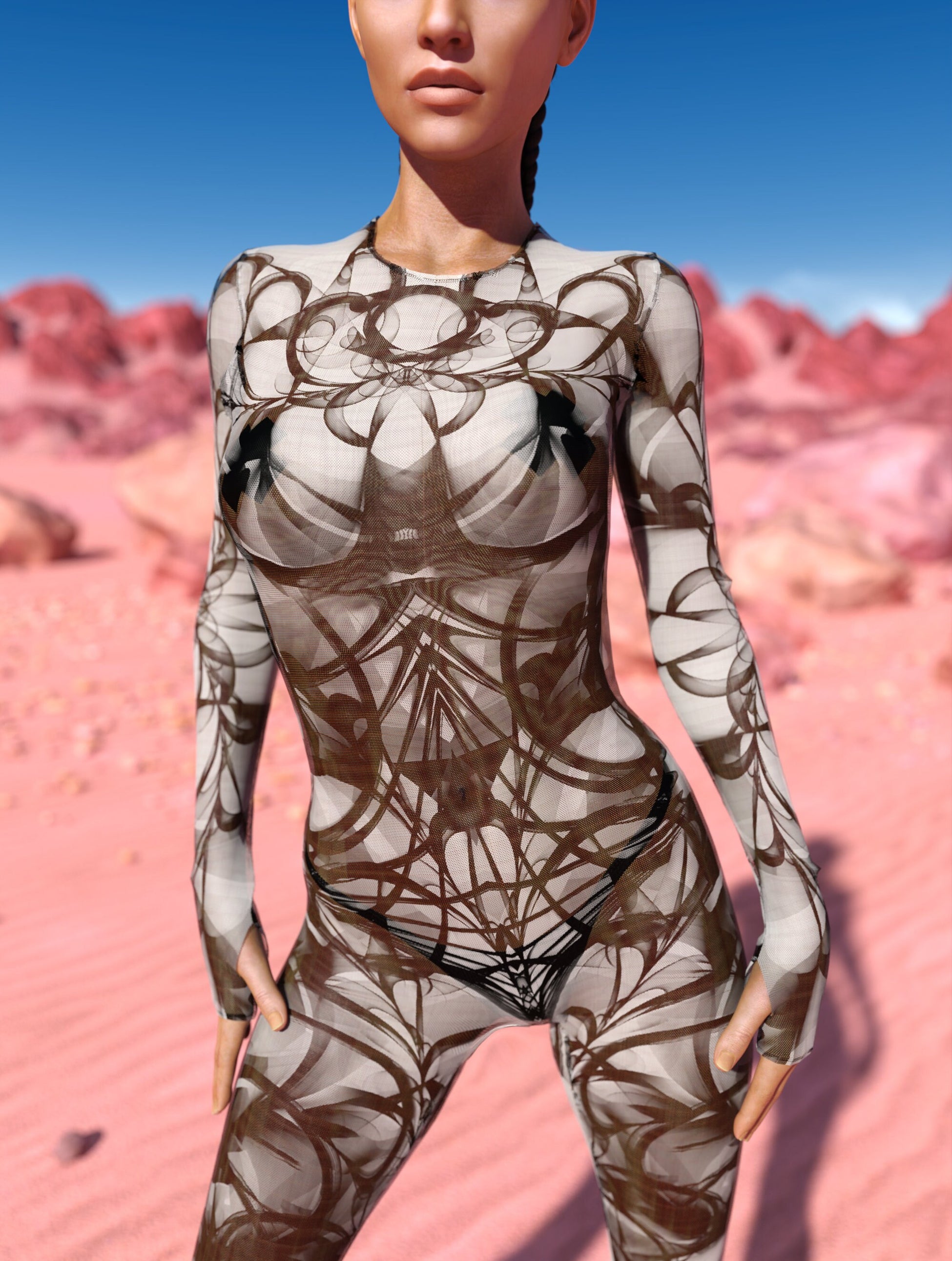 Spectre Mesh Costume 1