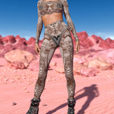 Apparition Mesh Cutout Rave Top