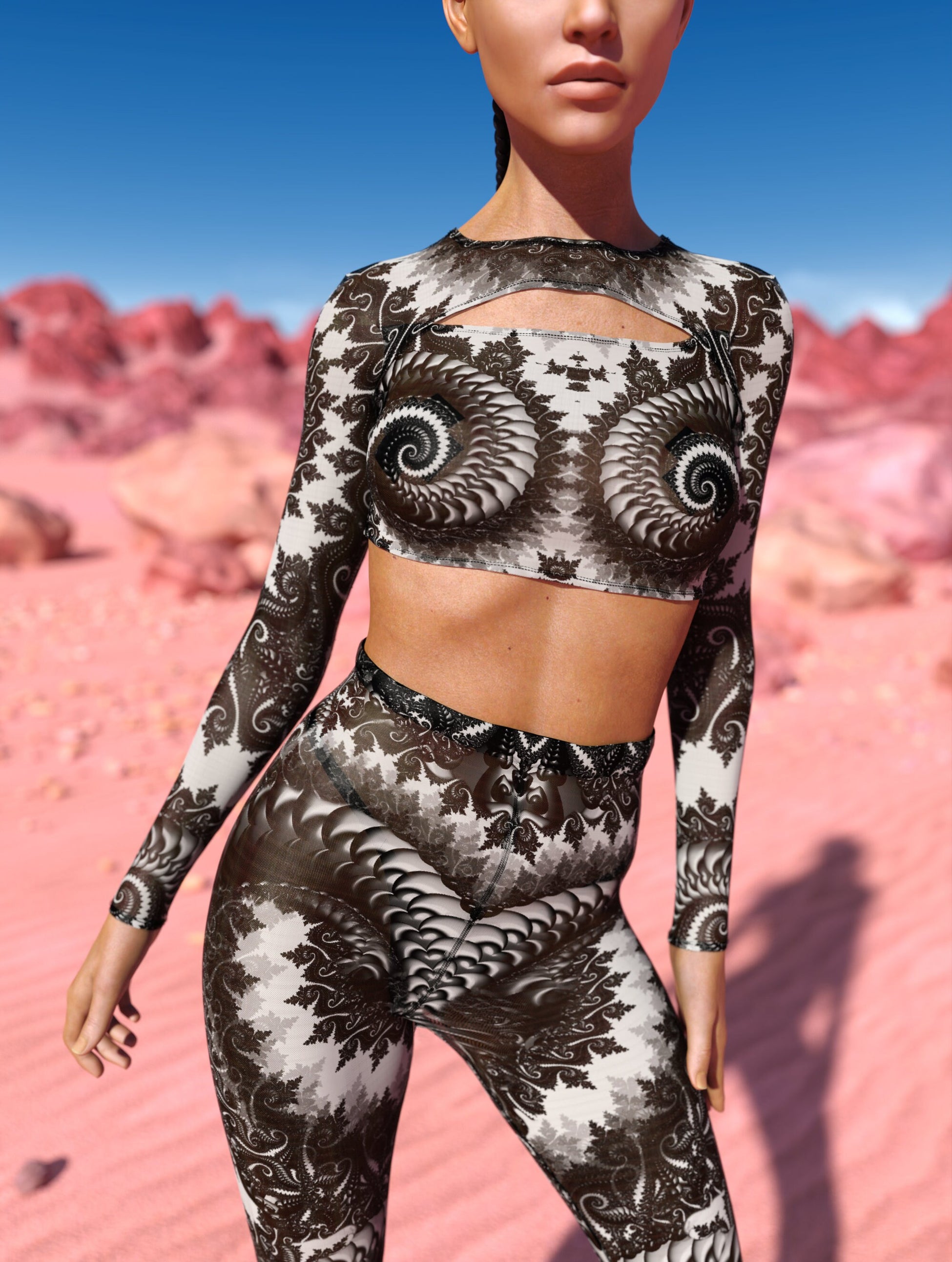 Delusion Mesh Leggings Set 1