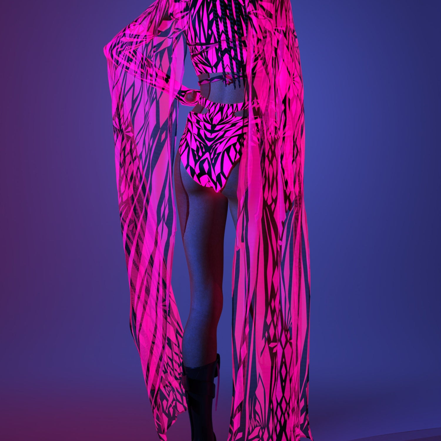 Ziona Mesh Wings Pink