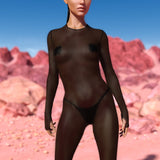Just Black Mesh Costume