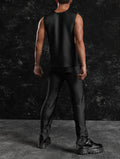 Just Black Male Muscle Top
