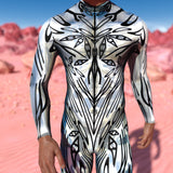 Corrupted Silver Male Costume