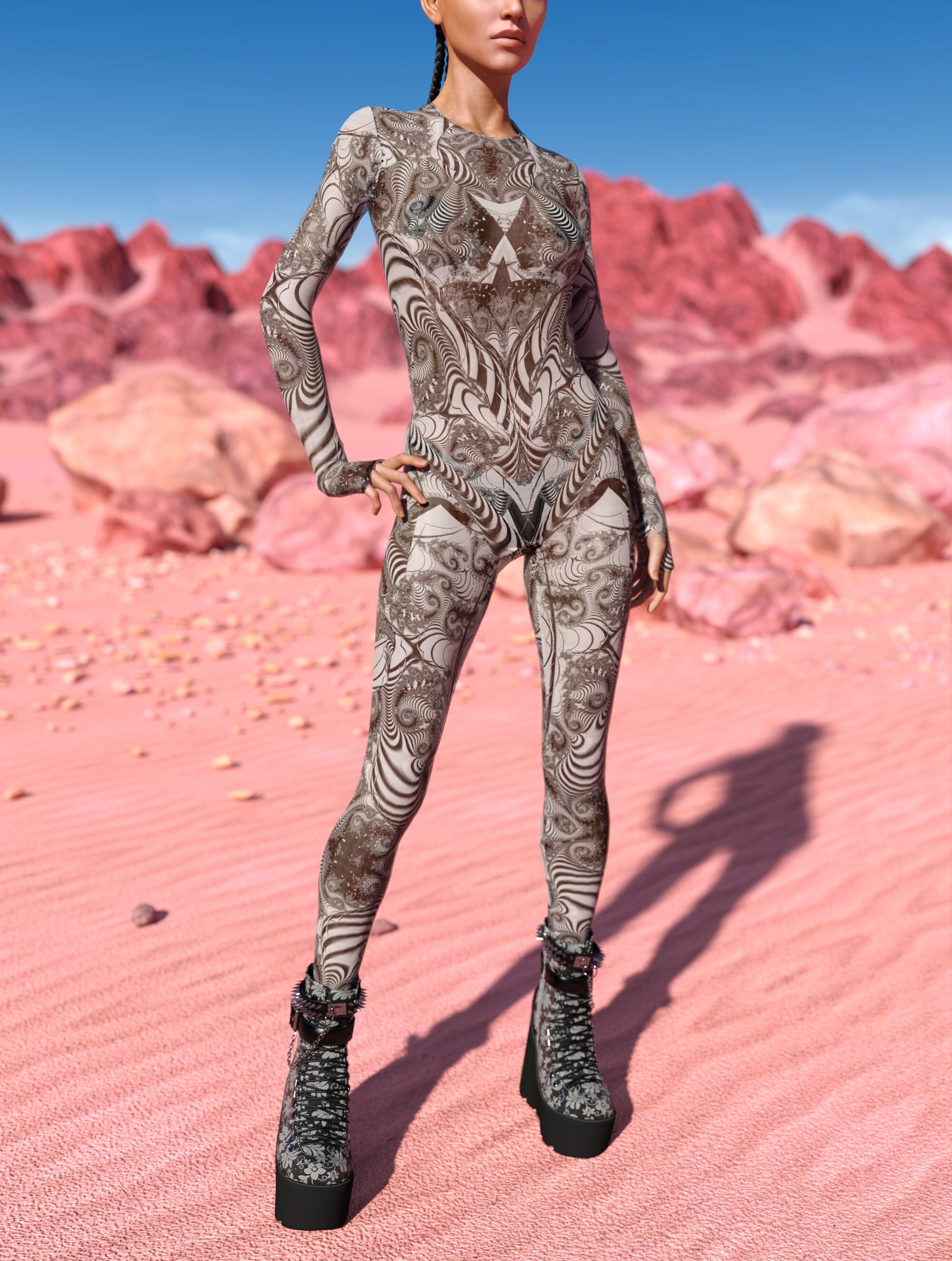 Apparition Mesh Costume 2