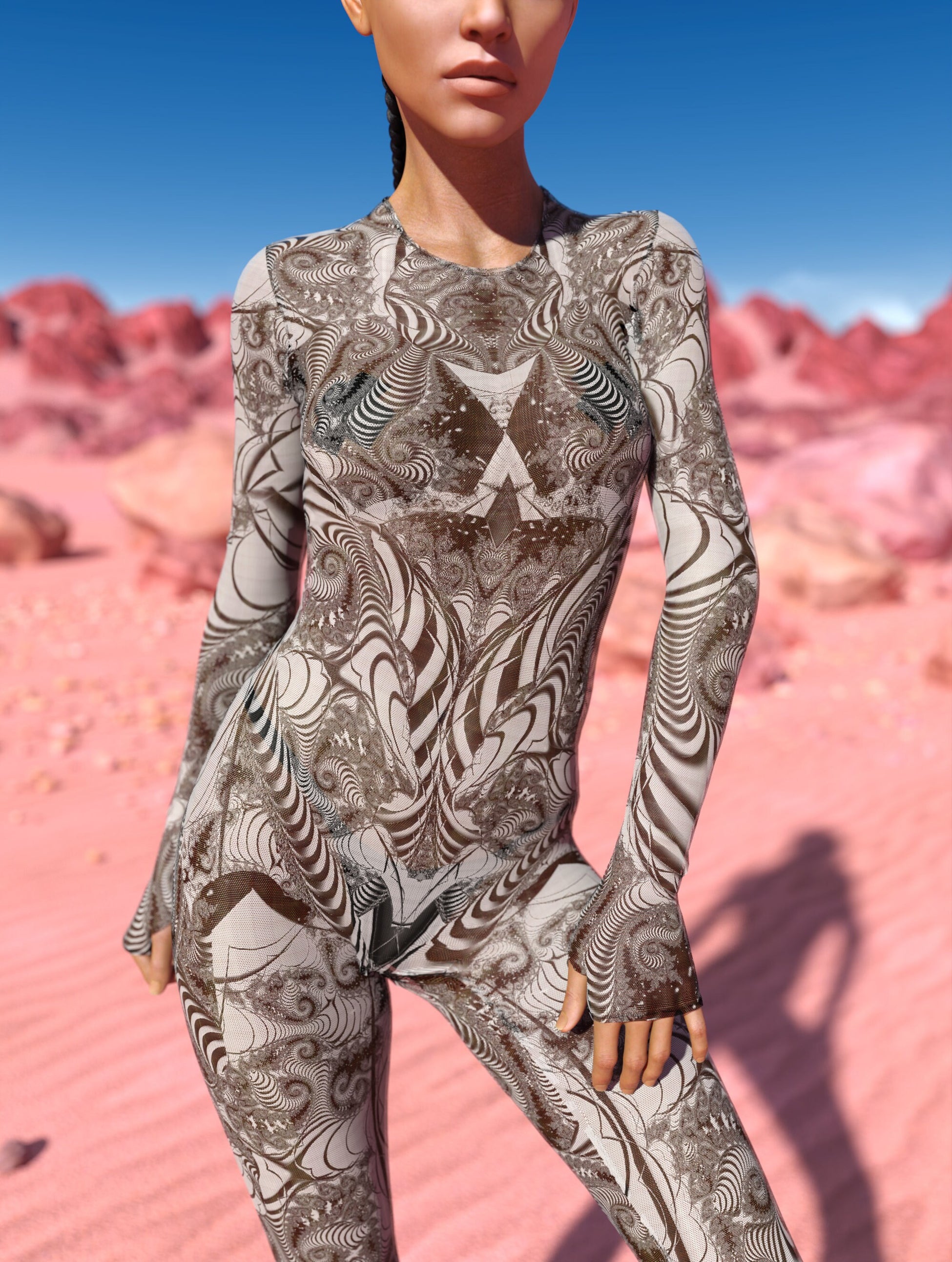 Apparition Mesh Costume 1