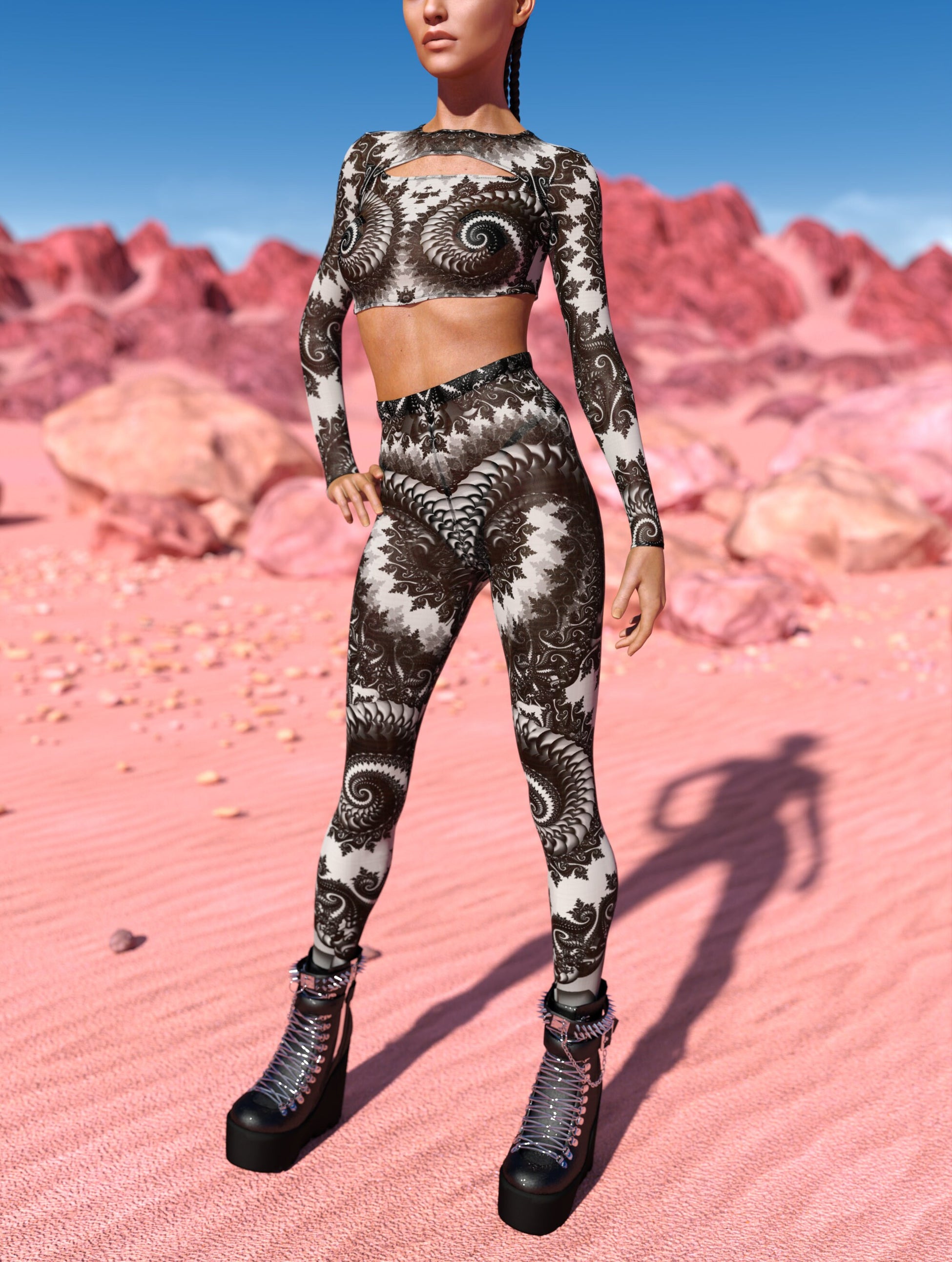 Delusion Mesh Leggings Set 2