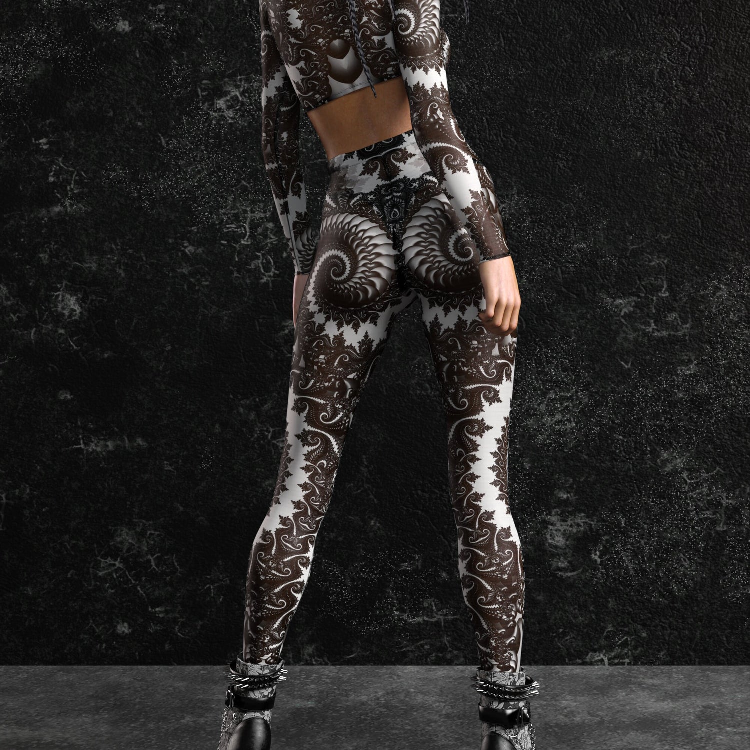 Women Delusion Mesh Leggings