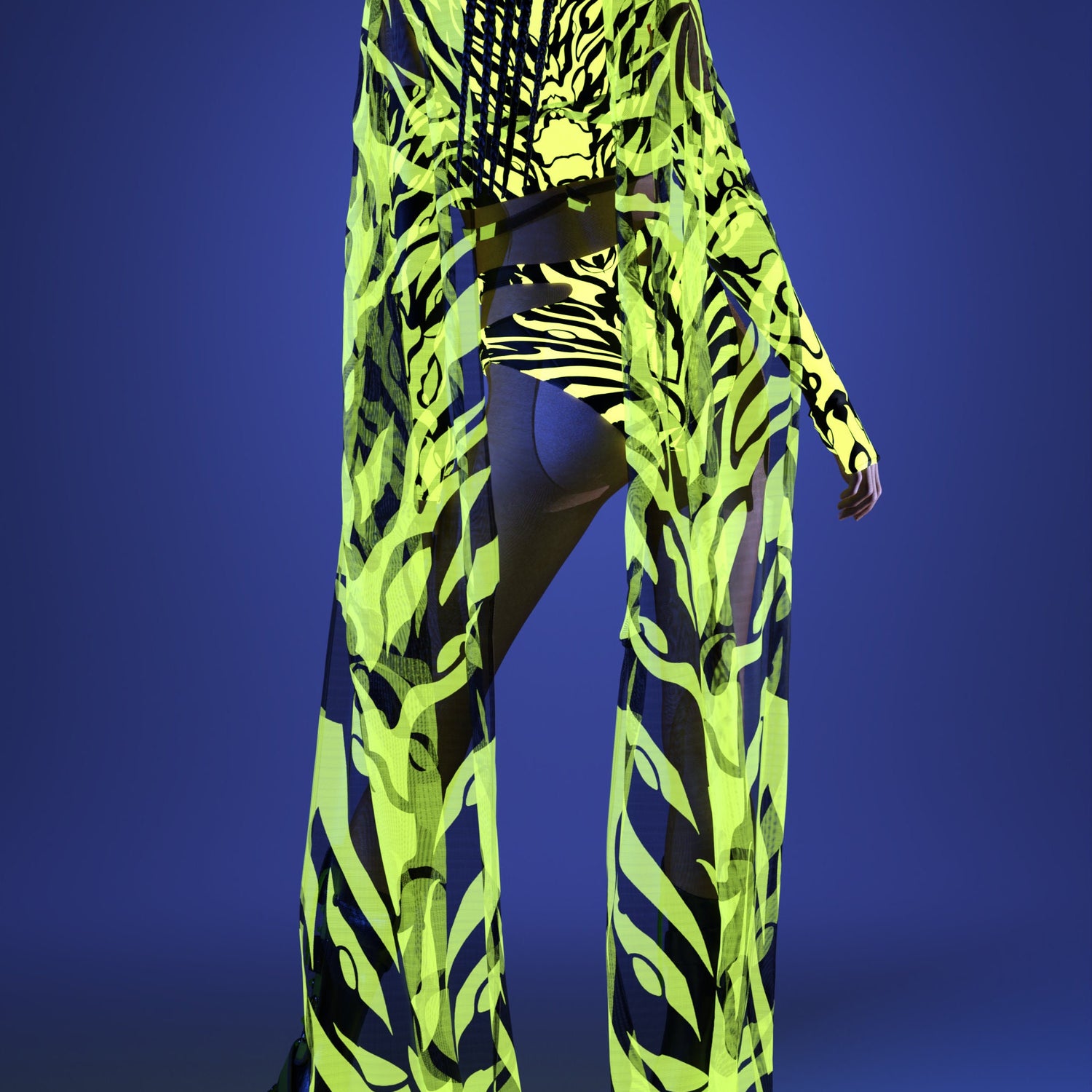 Ysax Mesh Wings Green
