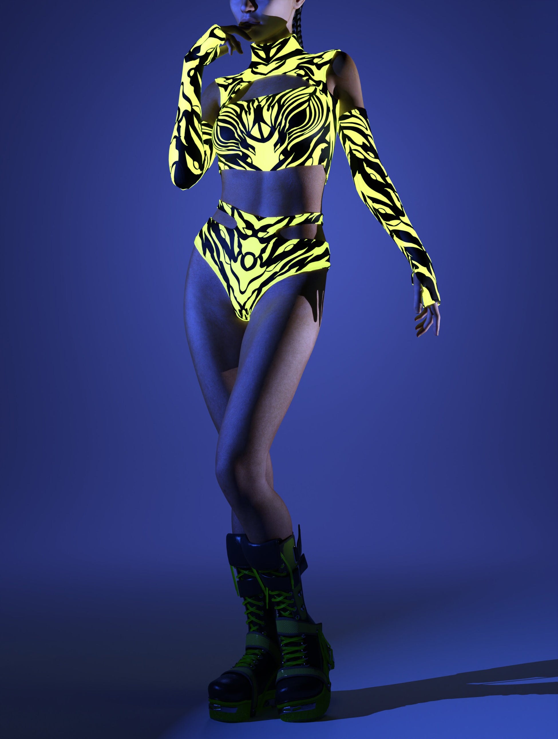 Ysax Cutout Rave Set 2